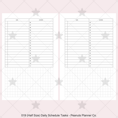 019: Daily Schedule & Tasks Do1P