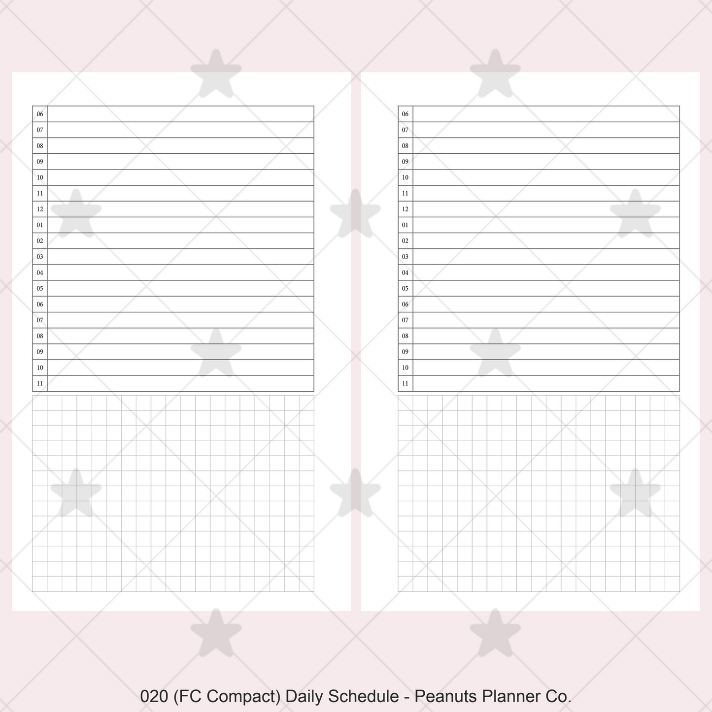 020: Daily Schedule Do1P