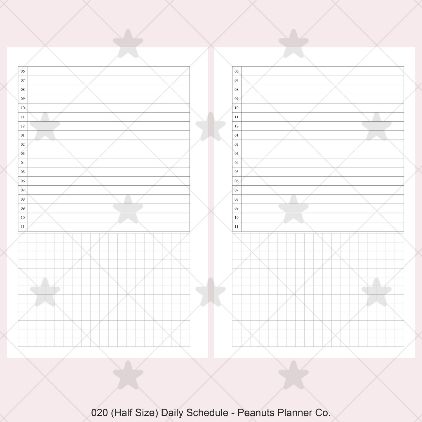 020: Daily Schedule Do1P