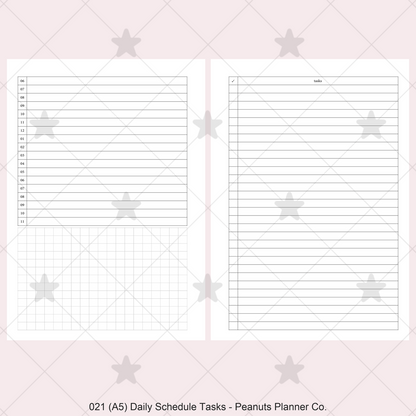 021: Daily Schedule & Tasks Do2P