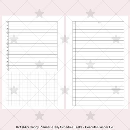 021: Daily Schedule & Tasks Do2P
