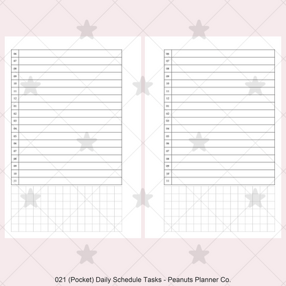 021: Daily Schedule & Tasks Do2P