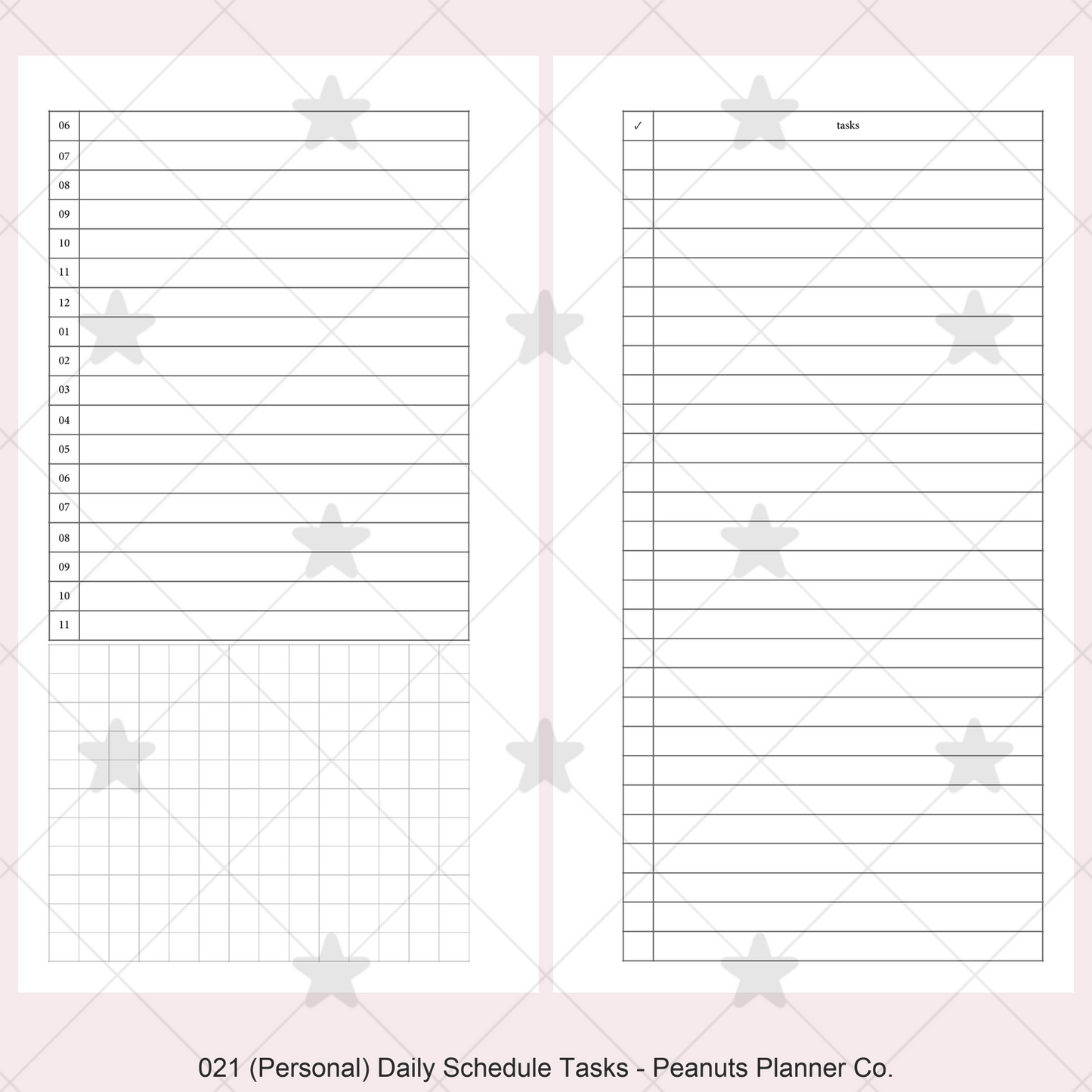 021: Daily Schedule & Tasks Do2P