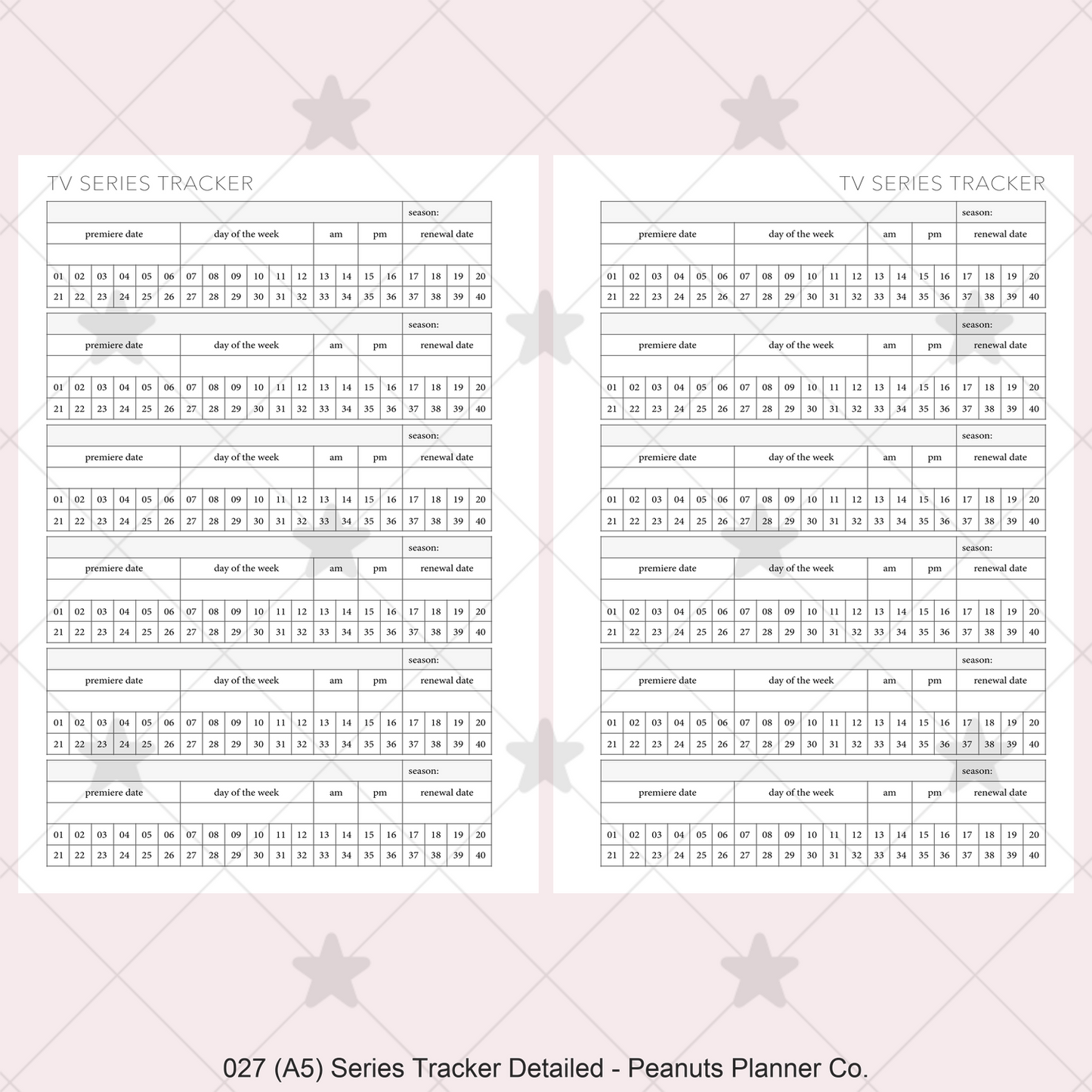 027: Series Tracker Detailed