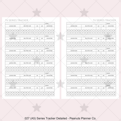 027: Series Tracker Detailed