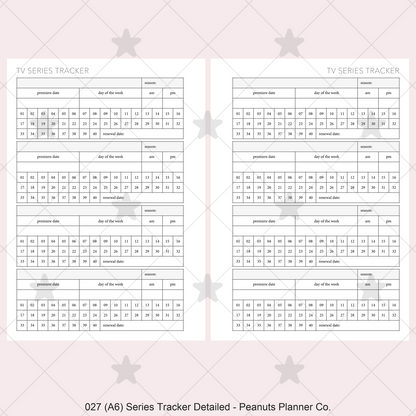027: Series Tracker Detailed