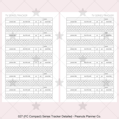 027: Series Tracker Detailed