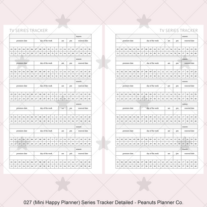 027: Series Tracker Detailed