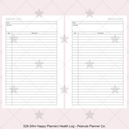 029: Health Log