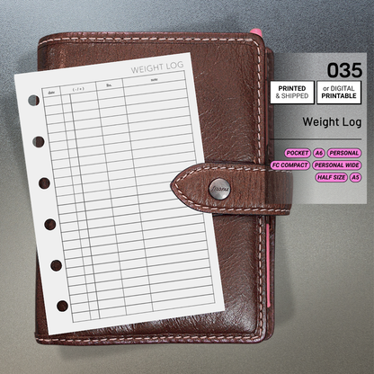 035: Weight Log