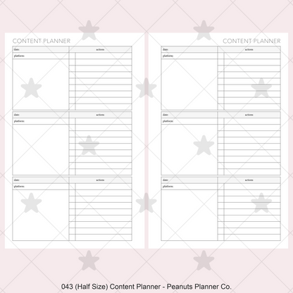 043: Content Planner