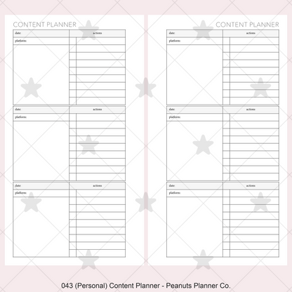043: Content Planner