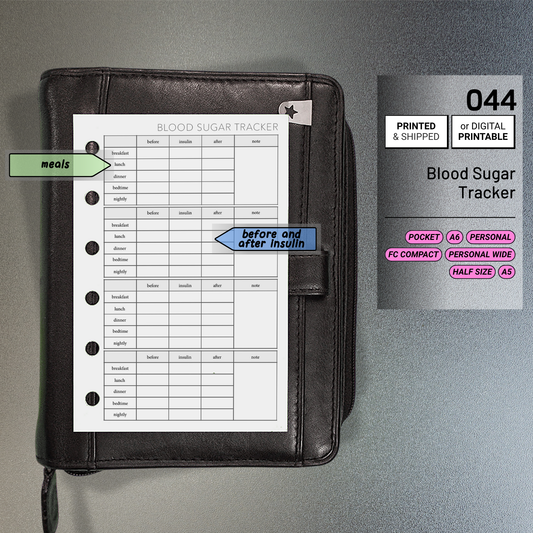 044: Blood Sugar Tracker