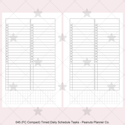 045: Timed Daily Schedule & Tasks 2Do1P