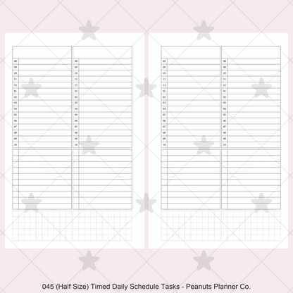 045: Timed Daily Schedule & Tasks 2Do1P