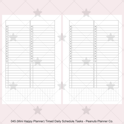045: Timed Daily Schedule & Tasks 2Do1P