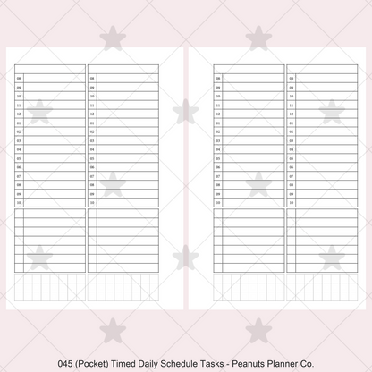 045: Timed Daily Schedule & Tasks 2Do1P