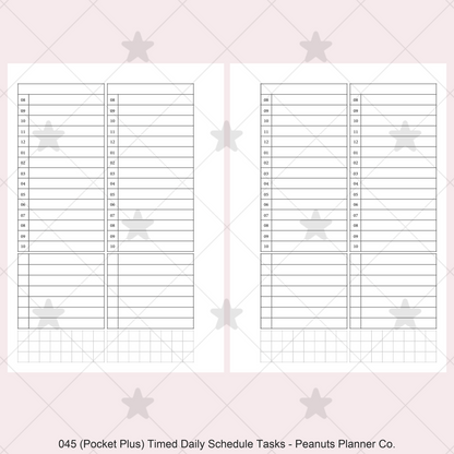 045: Timed Daily Schedule & Tasks 2Do1P