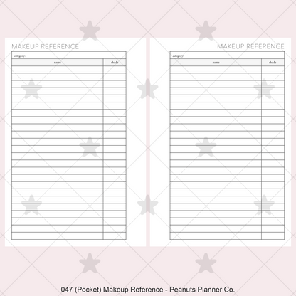 047: Makeup Reference