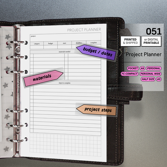 051: Project Planner