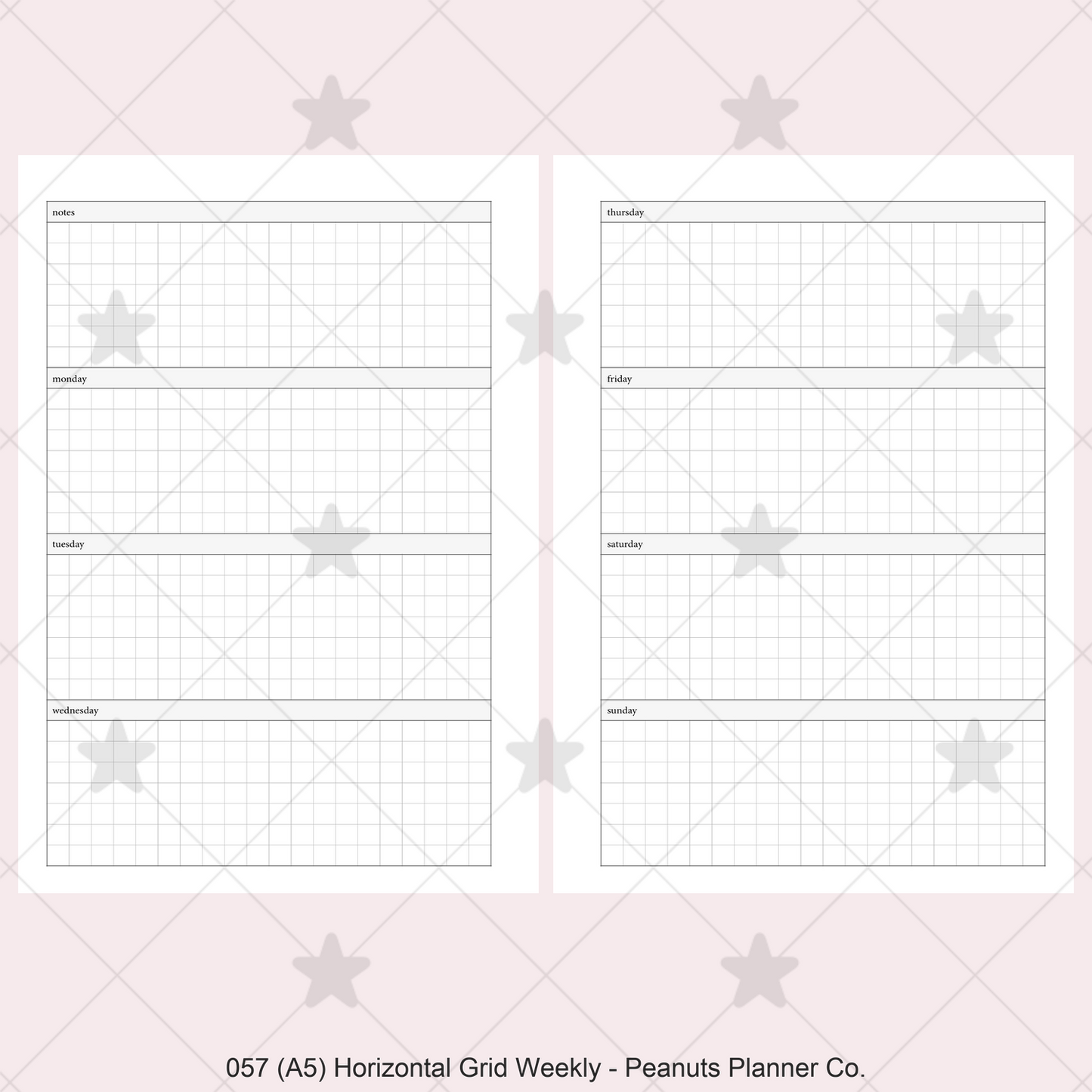 057: Horizontal Grid Weekly