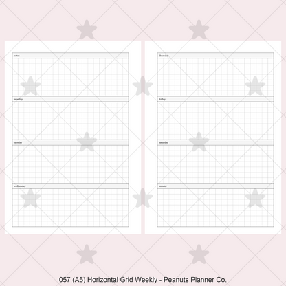 057: Horizontal Grid Weekly