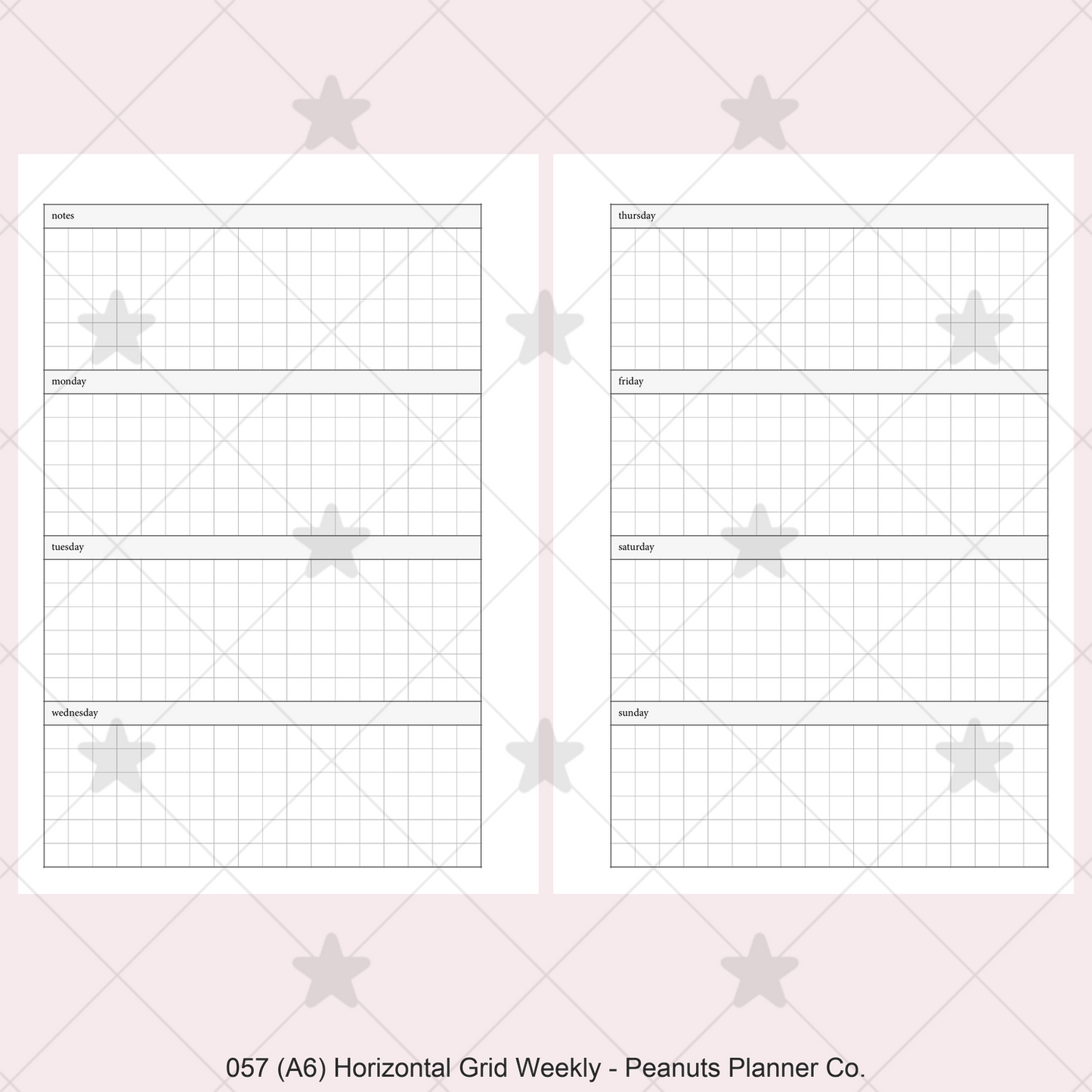 057: Horizontal Grid Weekly