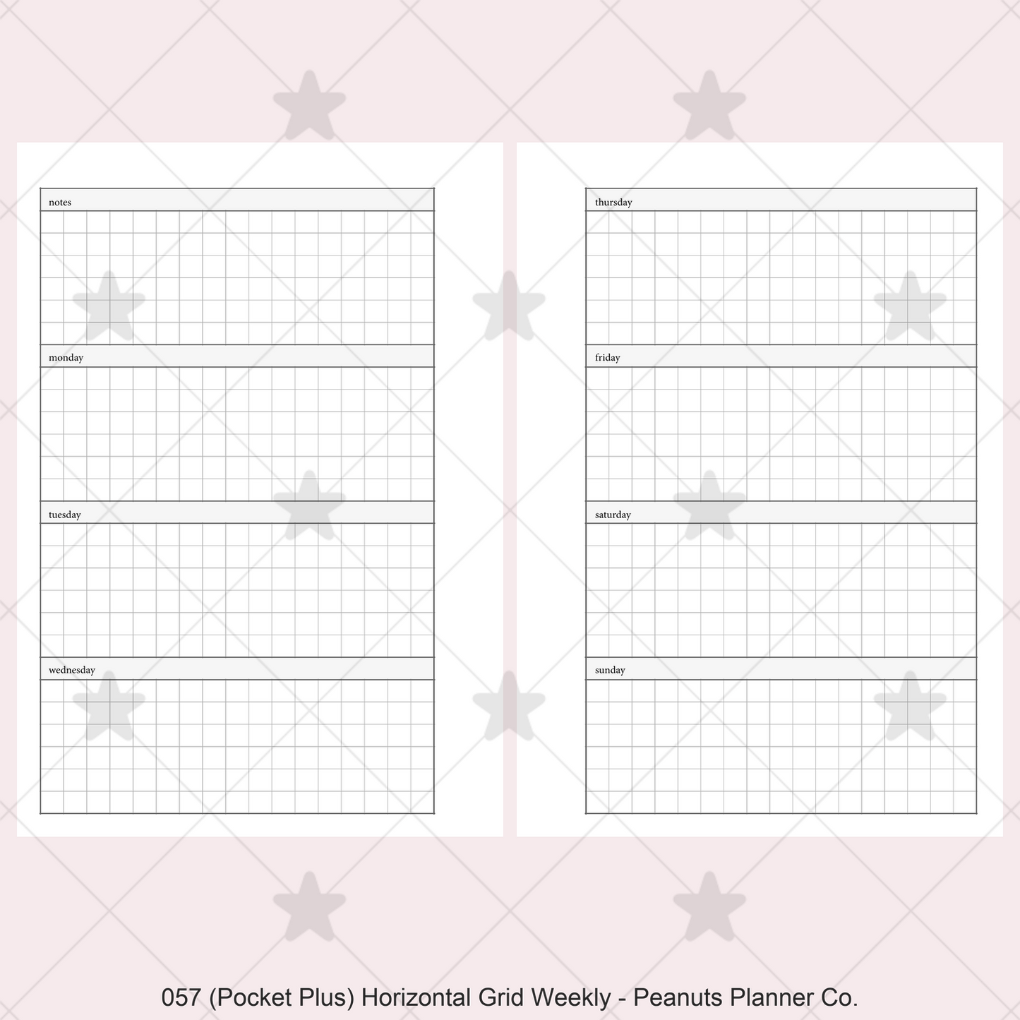 057: Horizontal Grid Weekly