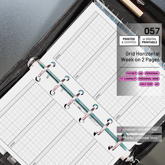 057: Horizontal Grid Weekly