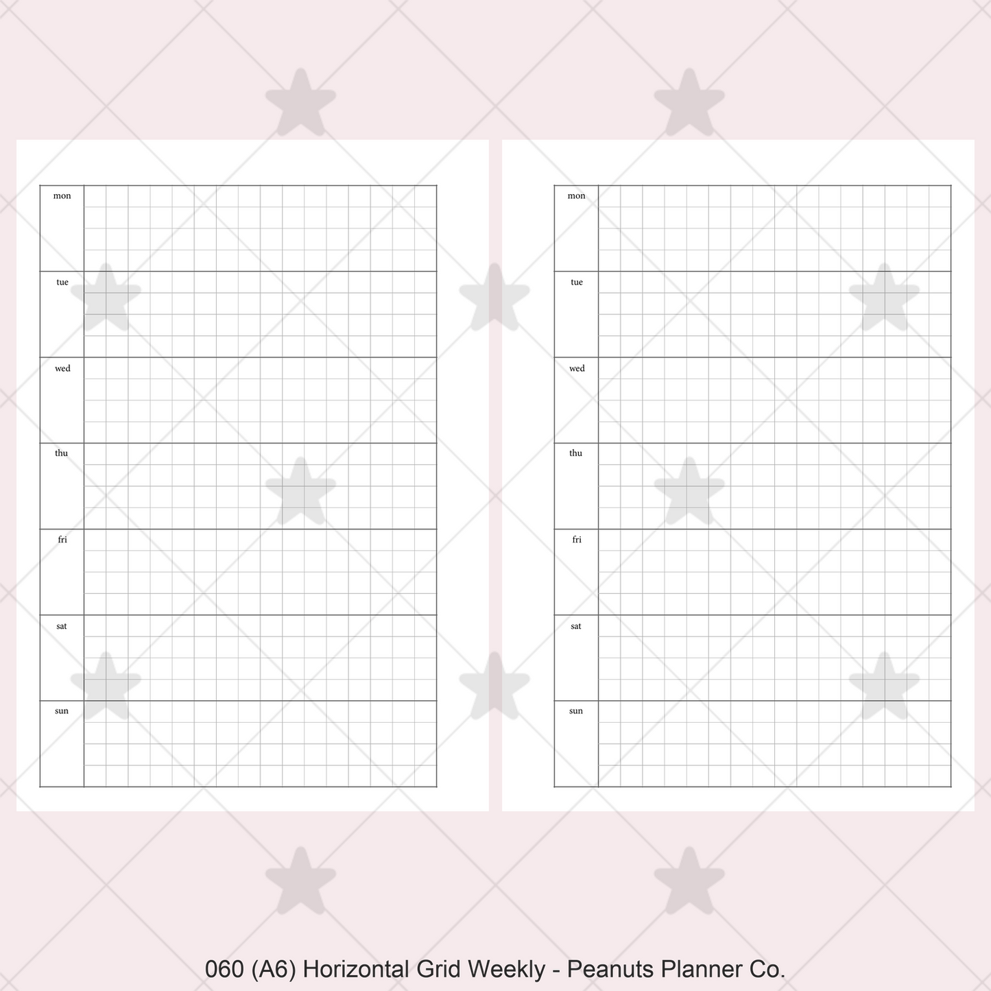 060: Horizontal Grid Weekly Wo1P