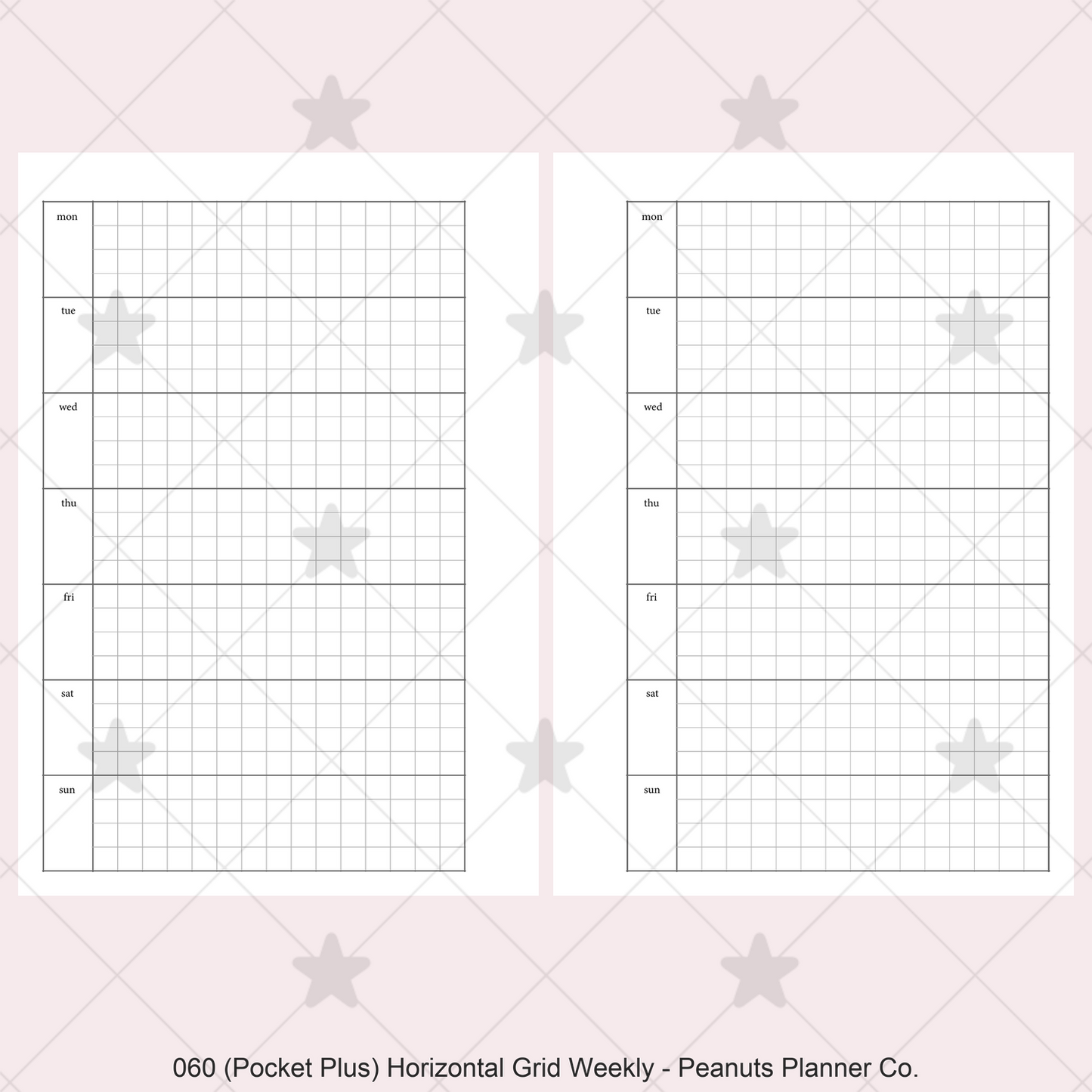 060: Horizontal Grid Weekly Wo1P