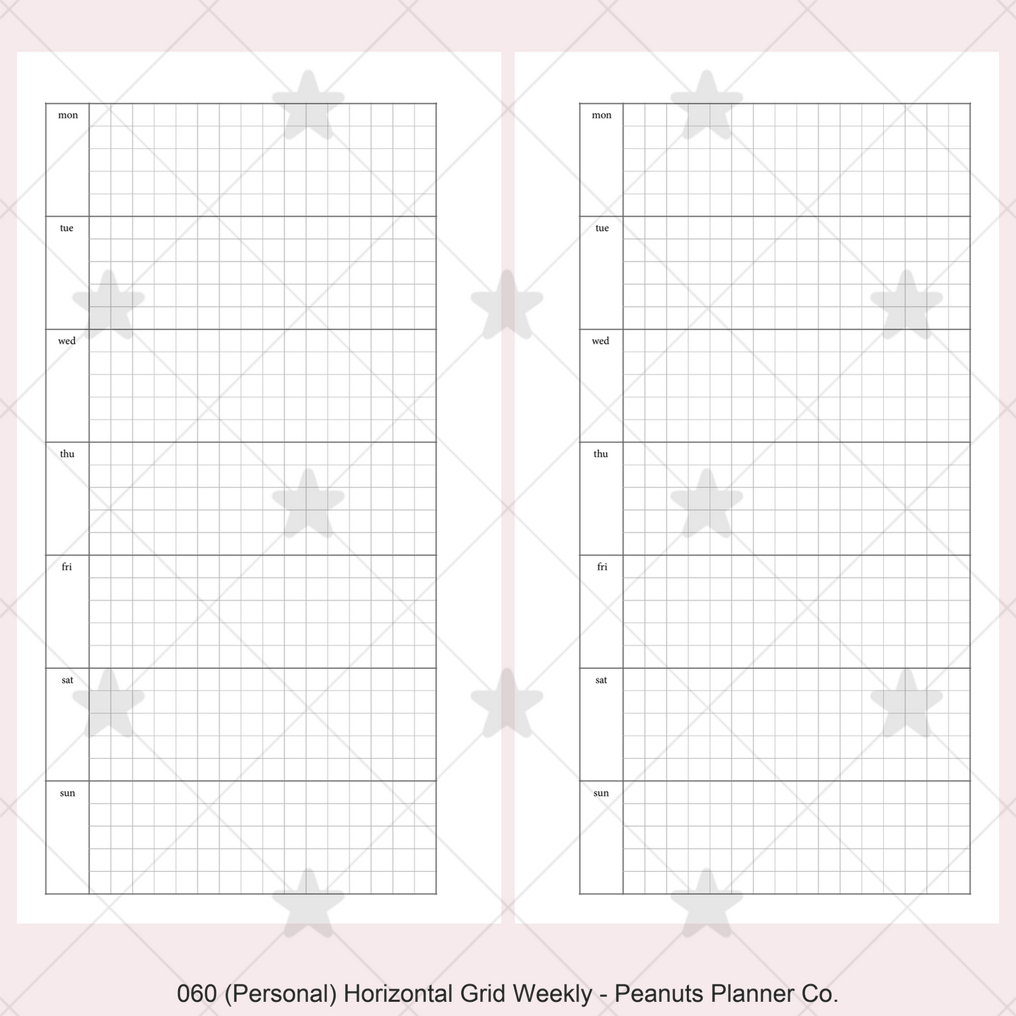 060: Horizontal Grid Weekly Wo1P