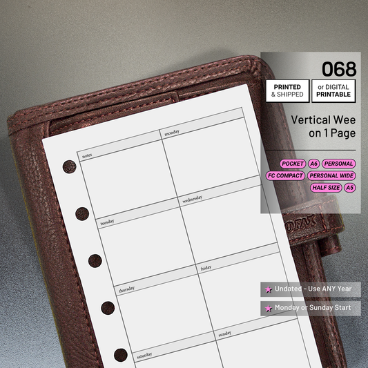 068: Vertical Weekly Wo1P