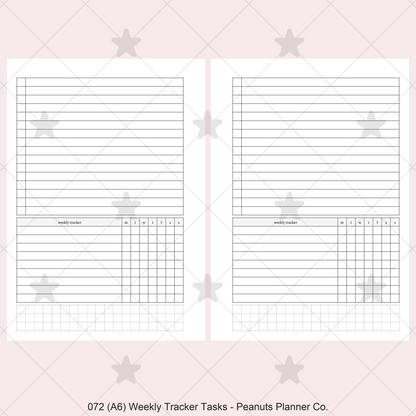 072: Weekly Tracker & Tasks