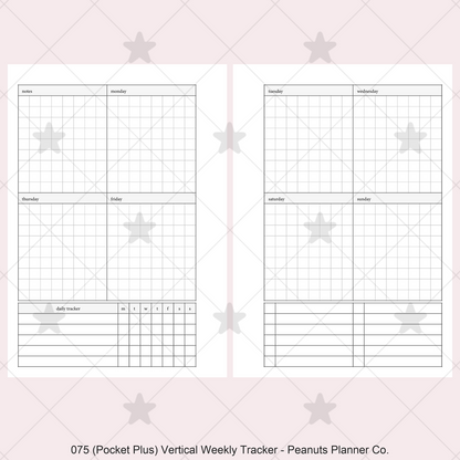 075: Vertical Weekly w/ Tracker & Tasks Wo2P