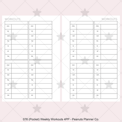 076: Weekly Workouts 4PP