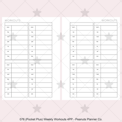 076: Weekly Workouts 4PP