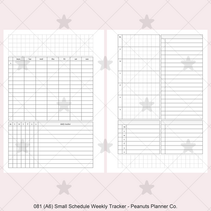081: Small Timed Scheduled Weekly w/ Categories & Tracker Wo2P