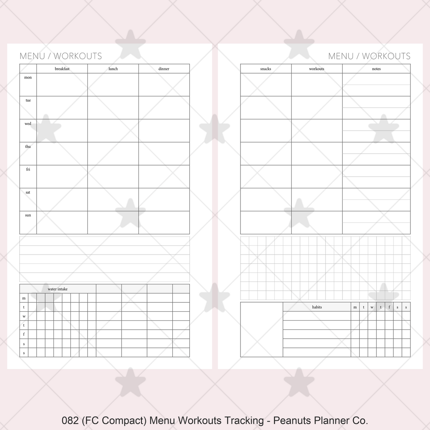 082: Menu & Workouts w/ Tracking Wo2P