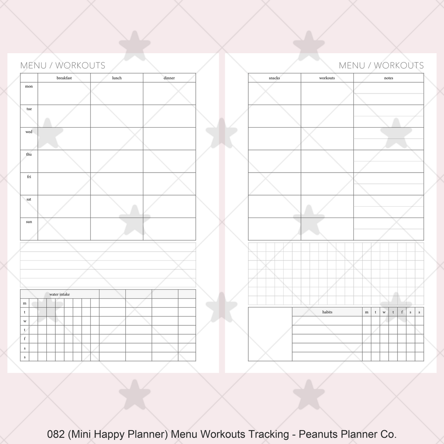 082: Menu & Workouts w/ Tracking Wo2P