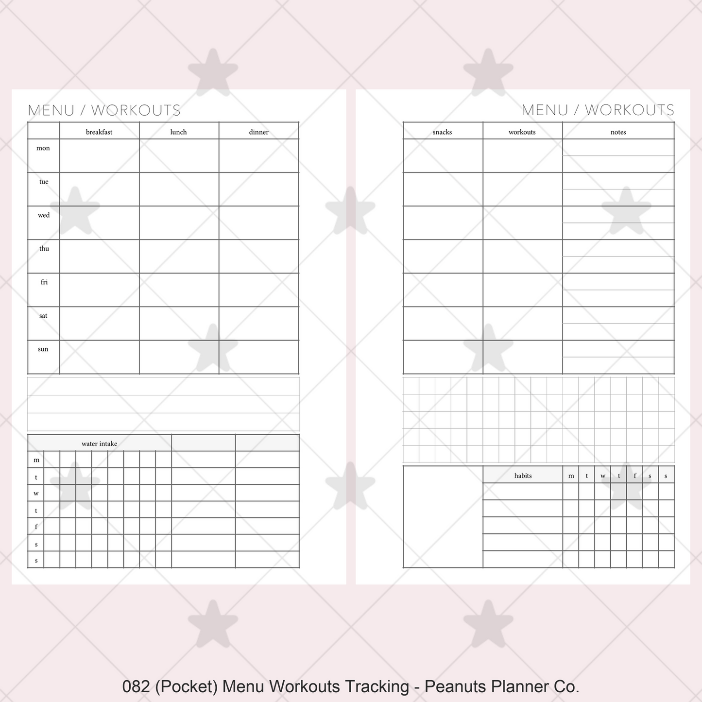 082: Menu & Workouts w/ Tracking Wo2P