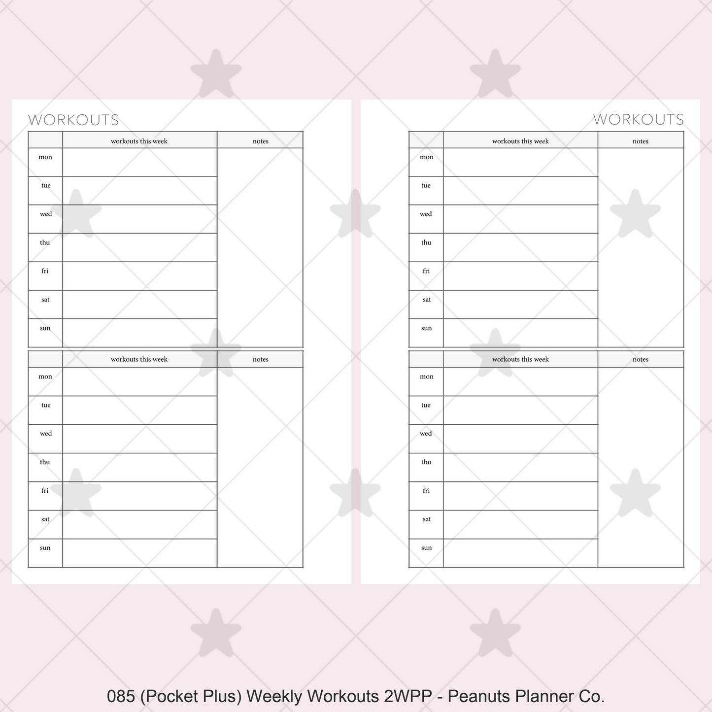 085: Weekly Workouts 2WPP