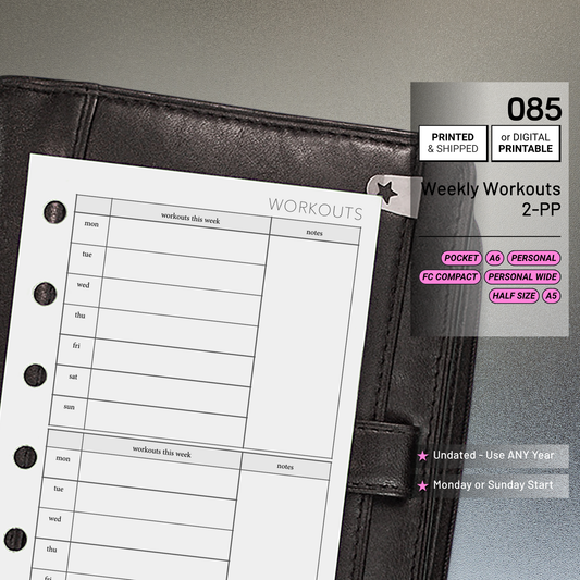 085: Weekly Workouts 2WPP