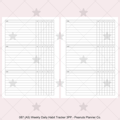 087: Weekly Daily Habit Tracker 3PP