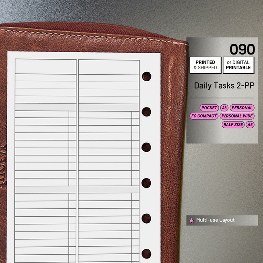 090: Daily Tasks 2Do1P