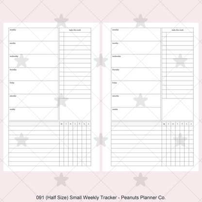 091: Small Weekly w/ Tracker & Tasks Wo1P