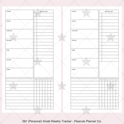 091: Small Weekly w/ Tracker & Tasks Wo1P