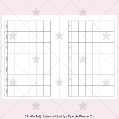 094: Horizontal Monthly Mo1P