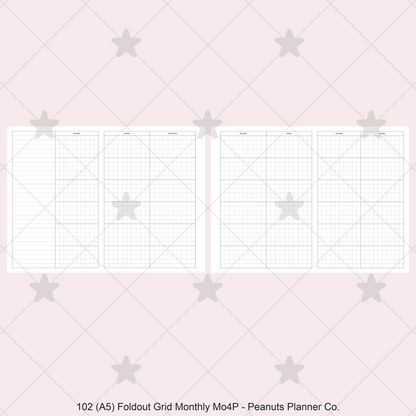 102: Foldout Grid Monthly Mo4P Mo2P
