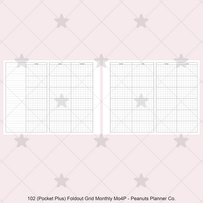 102: Foldout Grid Monthly Mo4P Mo2P